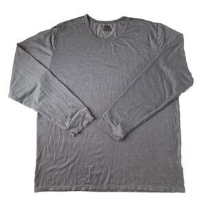 32 Degrees Heat  Mens L/S Light Weight T-Shirt Gray Tag Size X-Large